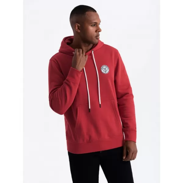  Pánská mikina OMBRE OM-SSNZ-0144 RED 