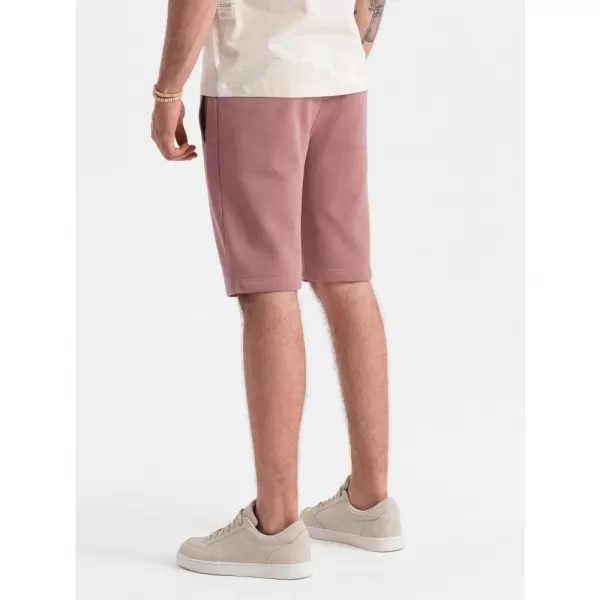  Pánské kraťasy OMBRE OM-SRBS-0149 DARK PINK 