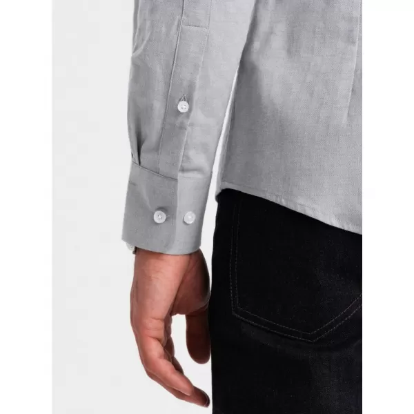  Pánská košile OMBRE OM-SHCS-0175 GRAY 