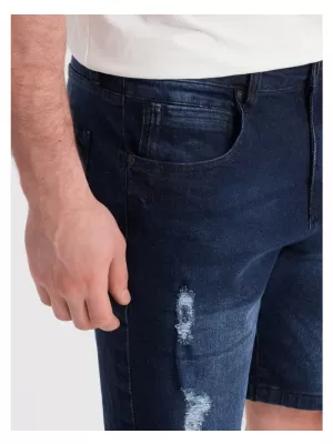 Pánské kraťasy OMBRE OM-SRDS-0146 DARK BLUE