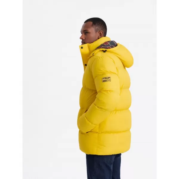  Pánská zimní bunda OMBRE OM-JAHP-0205 YELLOW 