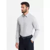 Pánská košile OMBRE OM-SHCS-0174 GREY