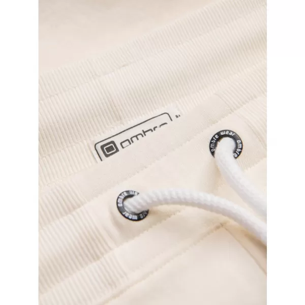  Pánské tepláky OMBRE OM-PABS-0206 CREAM 