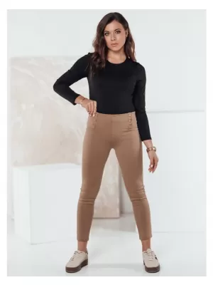 Dámské kalhoty DSTREET MODSTORY KARAMELOVÁ