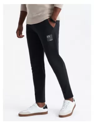 Pánské tepláky OMBRE OM-PASK-0167 BLACK