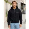 Pánská mikina na zip 90's ALTISPORT BYB/ALM002BY254 ČERNÁ