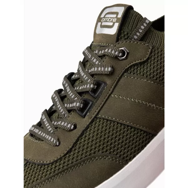  Pánské boty OMBRE OM-FOSL-0154 OLIVE 