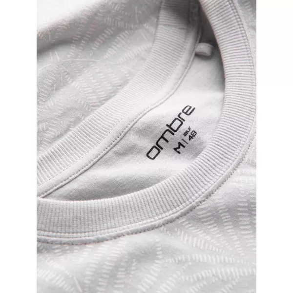  Pánské triko OMBRE OM-TSFP-0182 GREY 