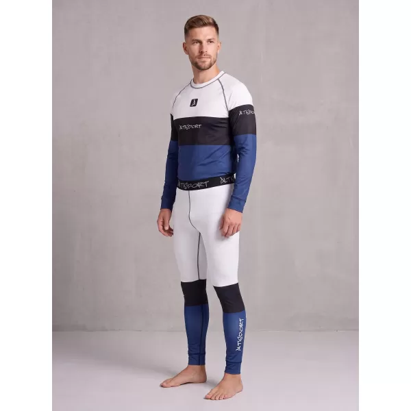  Pánské funkční termo kalhoty premium ALTISPORT VOJ/ALM051TER02 BÍLOMODRÁ 