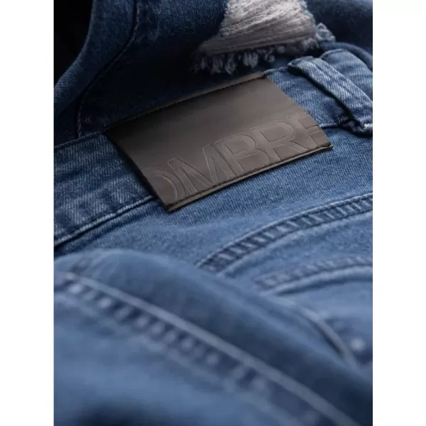  Pánské džíny OMBRE OM-PADP-0163 BLUE 
