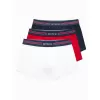 Pánské trenky OMBRE OM-UNBO-0109 3 PACK MIX WHITE
