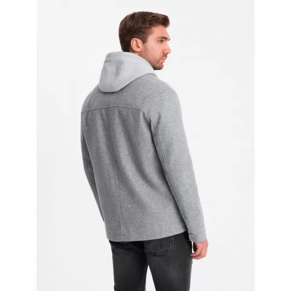  Pánská bunda OMBRE OM-JANP-0199 GRAY 