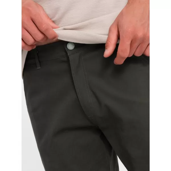  Pánské kalhoty OMBRE OM-PACG-0197 GRAPHITE 