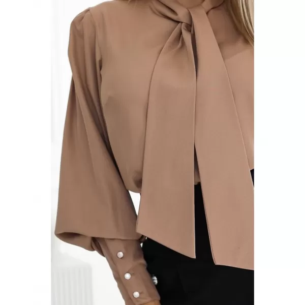  Dámská halenka NUMOCO 578-1 KARAMEL 
