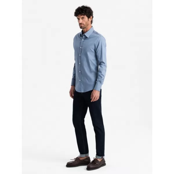  Pánská košile OMBRE OM-SHCS-0175 BLUE 