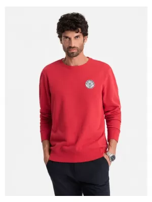Pánská mikina OMBRE OM-SSNZ-0134 RED