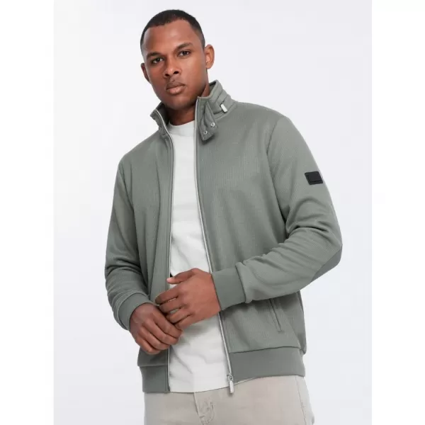  Pánská bunda OMBRE OM-JANP-0154 KHAKI 
