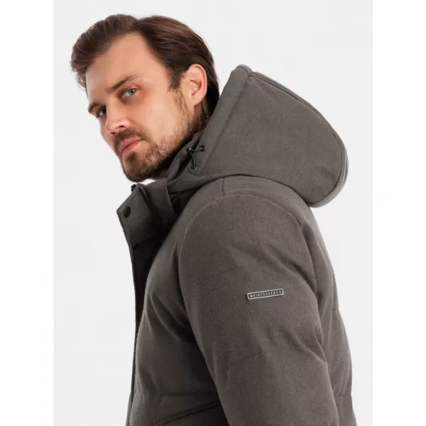  Pánská bunda OMBRE OM-JAHP-0203 OLIVE 