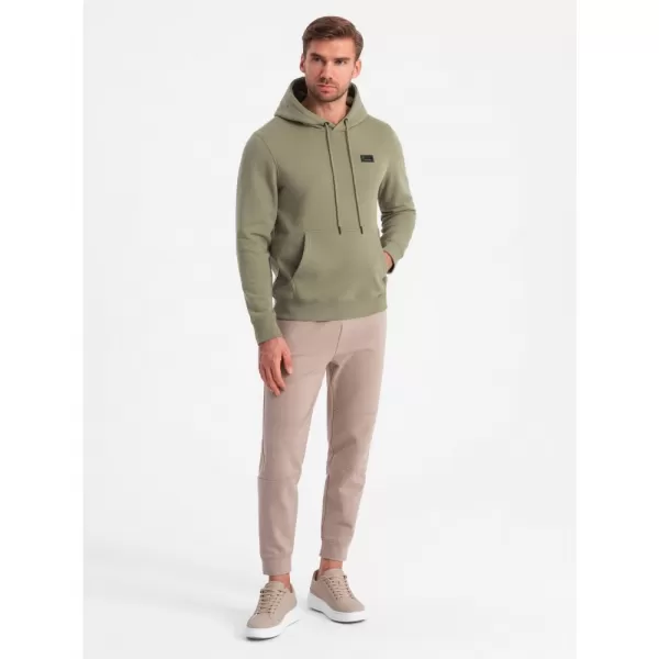  Pánská mikina OMBRE OM-SSNZ-0141 OLIVE 