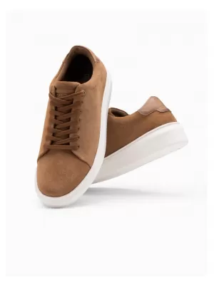 Pánské boty OMBRE OM-FOCS-0163 LIGHT BROWN