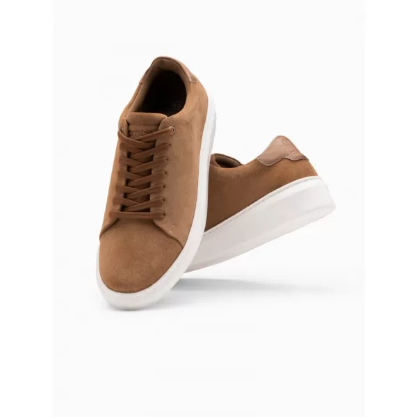  Pánské boty OMBRE OM-FOCS-0163 LIGHT BROWN 