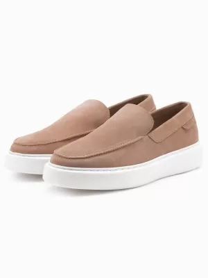 Pánské boty OMBRE OM-FOCS-0152 LIGHT BROWN