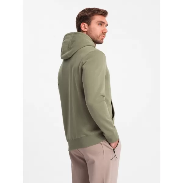  Pánská mikina OMBRE OM-SSNZ-0141 OLIVE 