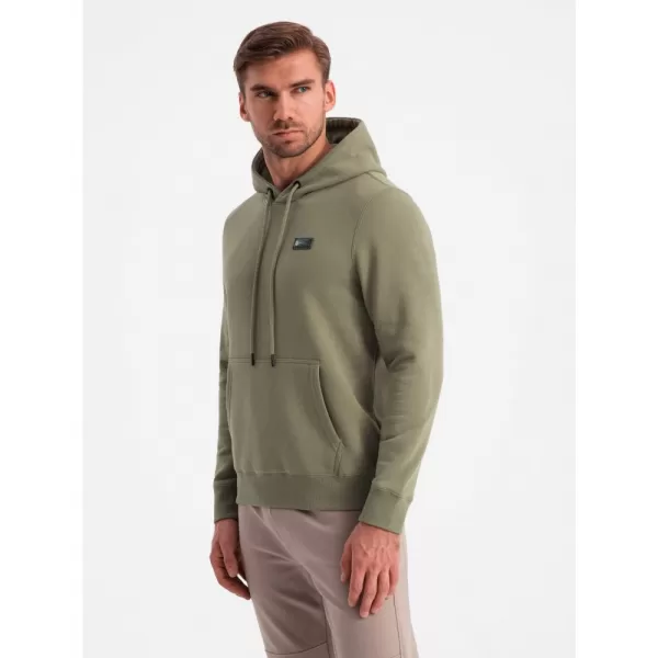  Pánská mikina OMBRE OM-SSNZ-0141 OLIVE 