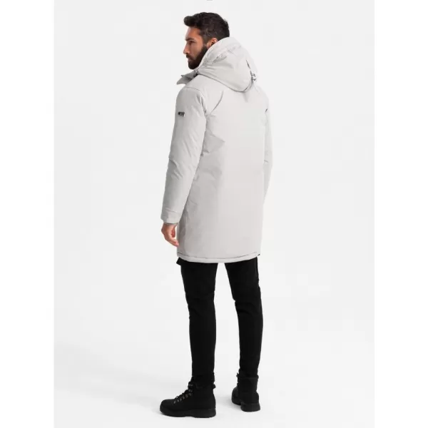  Pánská bunda OMBRE OM-JALJ-0166 CREAM 