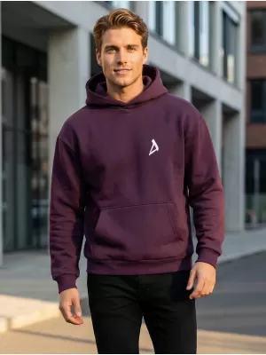 Pánská mikina ALTISPORT BYB/ALM002BY284 VÍNOVÁ