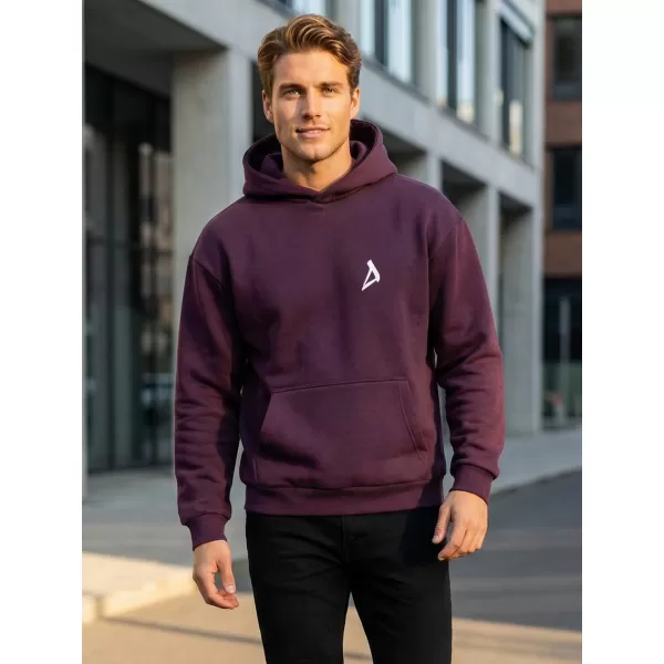  Pánská mikina ALTISPORT BYB/ALM002BY284 VÍNOVÁ 