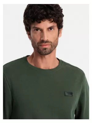Pánská mikina OMBRE OM-SSNZ-0136 DARK GREEN