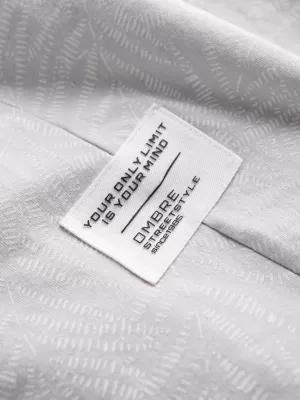Pánské triko OMBRE OM-TSFP-0182 GREY