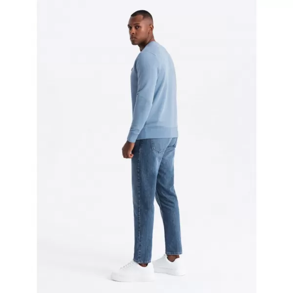  Pánská mikina OMBRE OM-SSNZ-0136 BLUE 