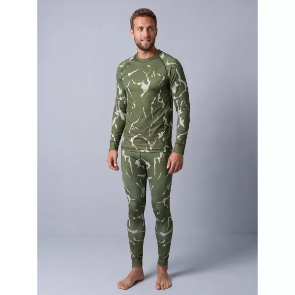 Pánské funkční termo triko s dlouhým rukávem premium ALTISPORT VOJ/ALM052TER01 KHAKI 