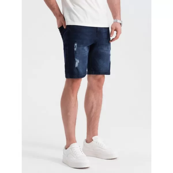  Pánské kraťasy OMBRE OM-SRDS-0146 DARK BLUE 