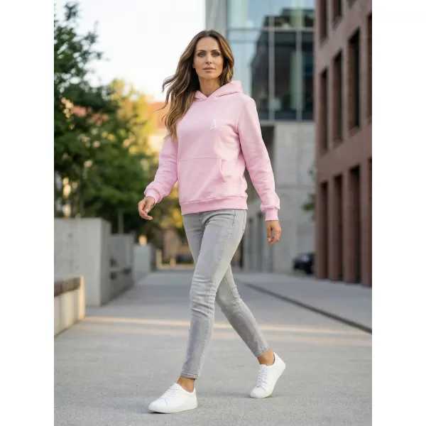  Dámská mikina ALTISPORT BYB/ALW002BY289 SVĚTLE RŮŽOVÁ 