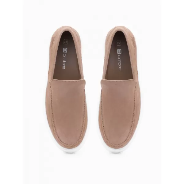  Pánské boty OMBRE OM-FOCS-0152 LIGHT BROWN 
