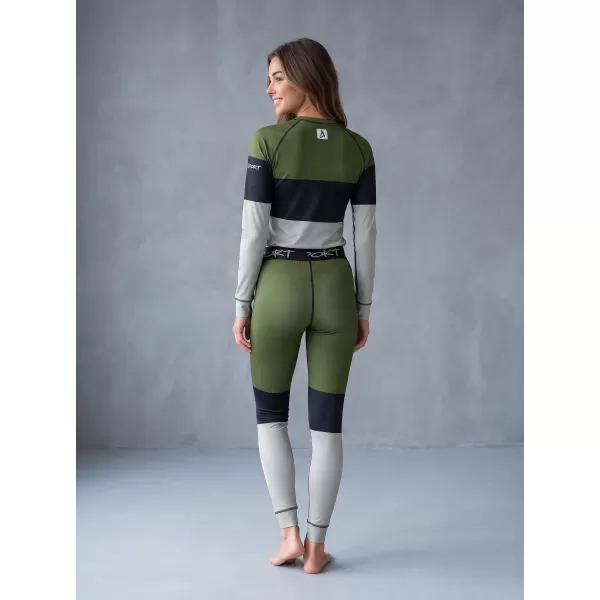  Dámské funkční termo kalhoty premium ALTISPORT VOJ/ALW051TER02 KHAKI 