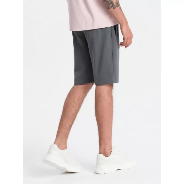  Pánské kraťasy OMBRE OM-SRBS-0149 GRAPHITE 