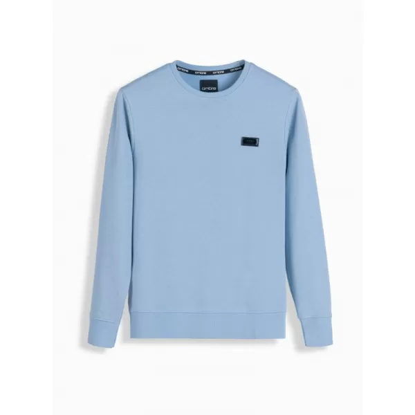  Pánská mikina OMBRE OM-SSNZ-0136 BLUE 