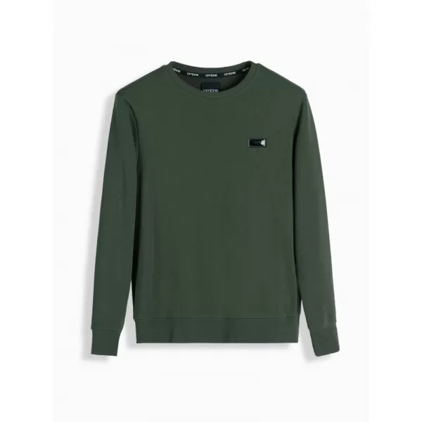  Pánská mikina OMBRE OM-SSNZ-0136 DARK GREEN 
