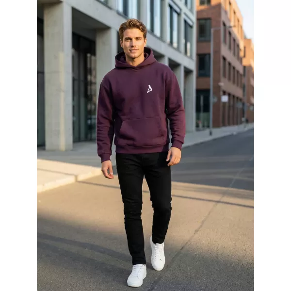  Pánská mikina ALTISPORT BYB/ALM002BY284 VÍNOVÁ 