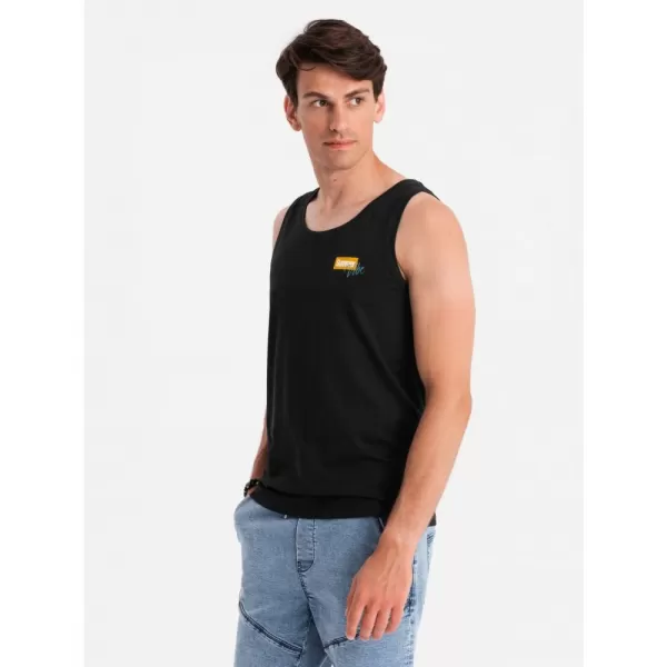  Pánské tílko OMBRE OM-TSTT-0191 BLACK 