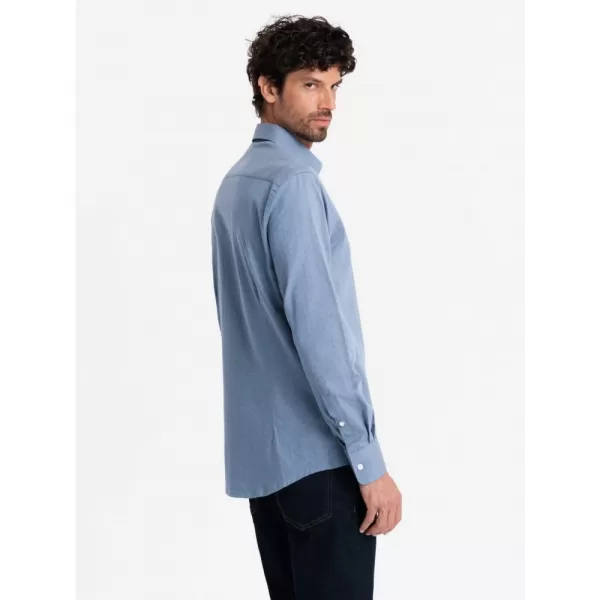 Pánská košile OMBRE OM-SHCS-0175 BLUE 