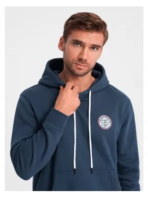Pánská mikina OMBRE OM-SSNZ-0144 NAVY BLUE