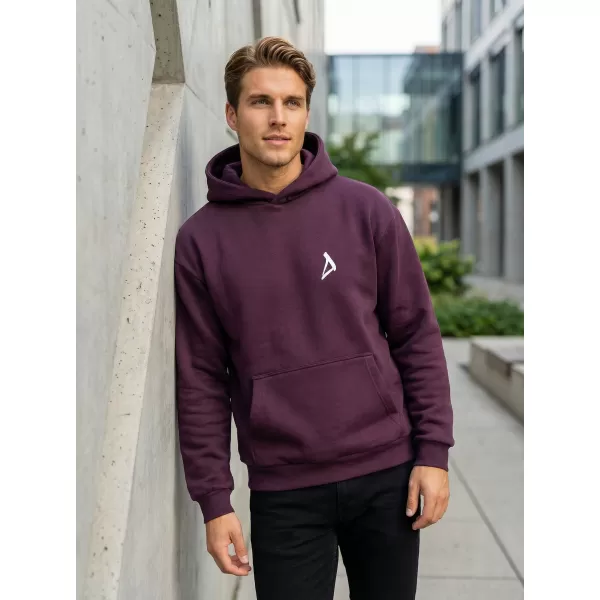  Pánská mikina ALTISPORT BYB/ALM002BY284 VÍNOVÁ 