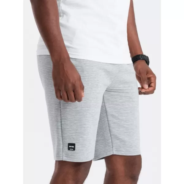  Pánské kraťasy OMBRE OM-SRSK-0150 GRAY 
