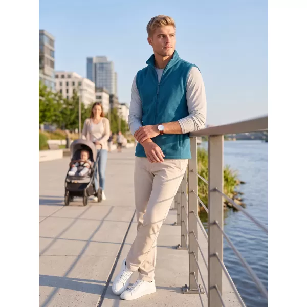  Unisex vesta fleece ALTISPORT NoPrint NP/ALU815 PETROLEJOVÁ 