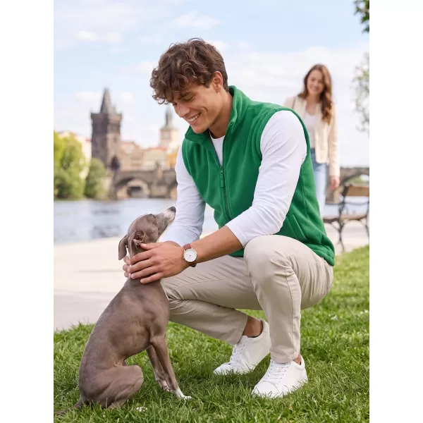  Unisex vesta fleece ALTISPORT NoPrint NP/ALU815 STŘEDNĚ ZELENÁ 